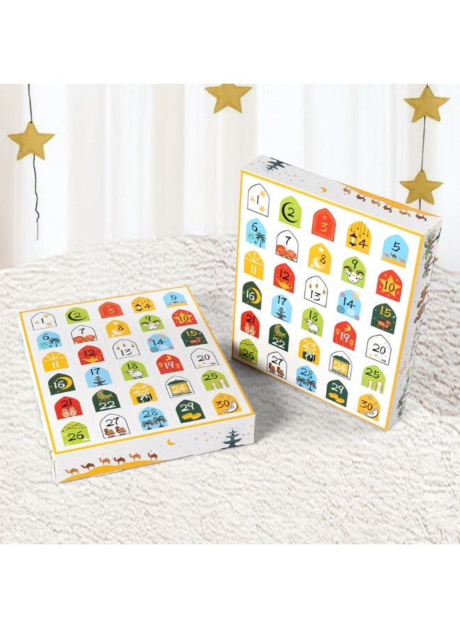 Fun 30-Compartment Blind Box Empty Box, Pop-To-Play Calendar Surprise Gift Box - 5 Pieces/Pack - Image 5